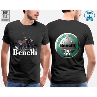 เสื้อยืด ผ้าฝ้าย พิมพ์ลาย Benelli Leoncino 500 Trail DF12HJ38620