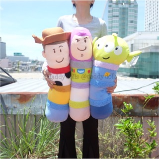 หมอนข้าง Woody วู้ดดี้ &amp; Buzz Lightyear บัสไลท์เยียร์ &amp; Alien เอเลี่ยน 3ตา Greenman กรีนแมน Cheerful 26นิ้ว