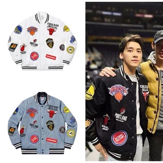 รูปจริง✨Supreme x Nike Nba Tripartite Jacket Genuine