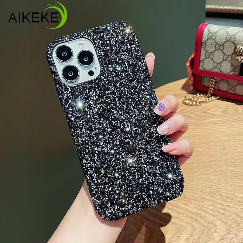 เคสโทรศัพท์มือถือแบบแข็ง แต่งกลิตเตอร์ ระยิบระยับ สําหรับ OPPO Reno 7 6 5 4 3 Pro SE 2Z 2F F11 R17 R