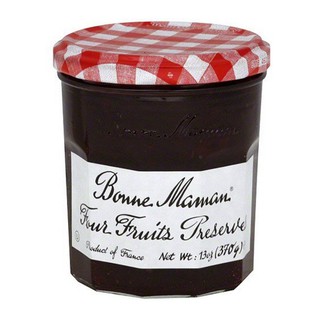 บอนน์มาม็อง แยมรสผลไม้ 4 รส 370 กรัม - Bonne Maman Four Fruits Jam 370g