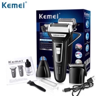3in1 แบตตาเลี่ยนตัดผม โกนถอน KEMEI-6559