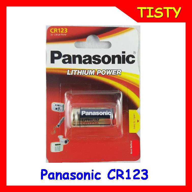 ของแท้ 100% Panasonic Lithium Battery CR123 3V