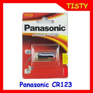 ของแท้ 100% Panasonic Lithium Battery CR123 3V