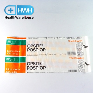 Opsite Post-Op 25 x 10 cm ปิดแผลถลอก แผลผ่าตัด แผ่นย่อย จำนวน 1 แผ่น