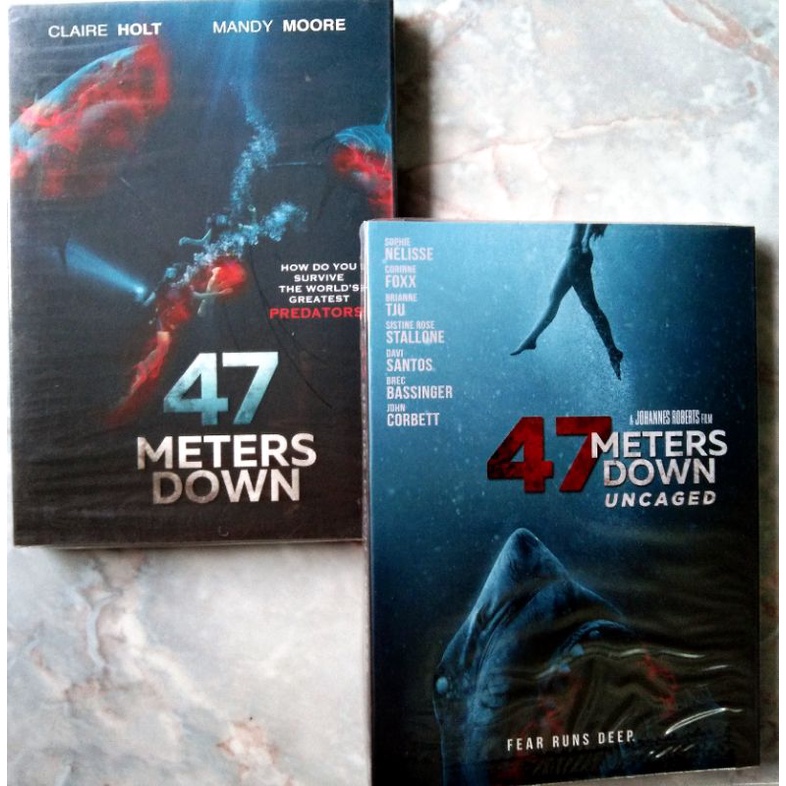 📀 DVD 47 METERS DOWN PART 🦈 1+2