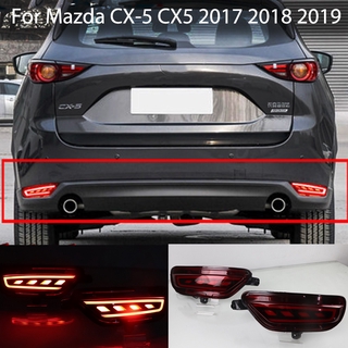 ไฟท้ายไฟเลี้ยวไฟตัดหมอก LED สําหรับ Mazda CX-5 CX5 2017 2018 2019 2020 2021 2 ชิ้น