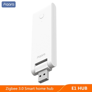 Aqara E1 Hub Zigbee 3.0 USB สมาร์ทเกตเวย์ไร้สาย Zigbee เชื่อมต่อระยะไกลสําหรับ Mijia Mi บ้านและ Apple Homekit ควบคุม