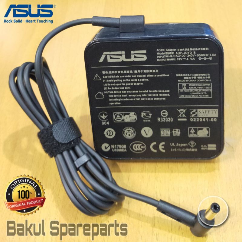 Asus X550 X550ZE X550D X450JF X550DP X450J A550 X550 X553 X555 X553M 19V-4.74A 90W DC PORT อะแดปเตอร