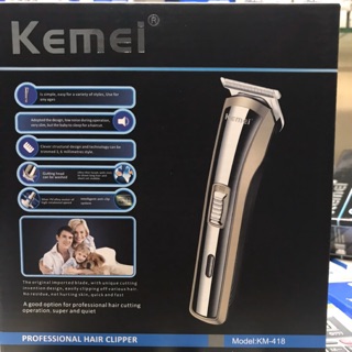 KEMEI No.KM-418 แบตเตอเลี่ยนตัดผม ปัตตาเลี่ยนตัดผม ปัตตาเลี่ยน โกน ตัด กัน โกนหนวด