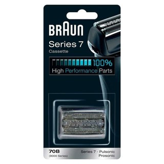 Braun 70B Series 7 Foil &amp; Cutter Black หัวเปลี่ยน เครื่องโกนหนวด สำหรับ