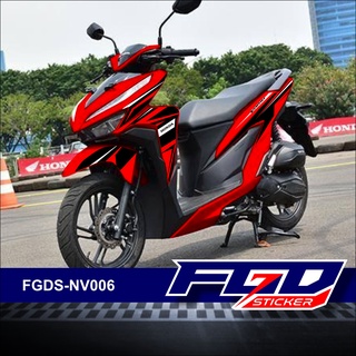 สติกเกอร์ติดตกแต่งรถยนต์ Lis Vario 125 150 new 2018 2019 2020 FGD NV-006