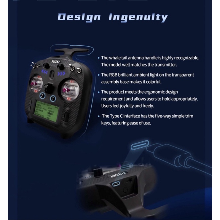 รีโมทพร้อมรีซีฟ2อัน Flysky fs-st8 รูปที่ 2