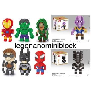 Legonano เลโก้ นาโน lego nano nanoblock hero เฟือง set8 กล่อง