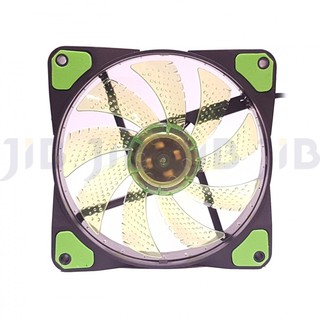 FAN COOLER (พัดลมเคส) NUBWO AIRFORCE [GREEN] NFT100