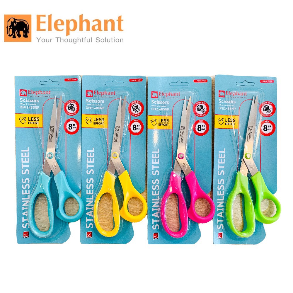 Elephant กรรไกร รุ่น OFE1485NP ขนาด 8.5 นิ้ว
