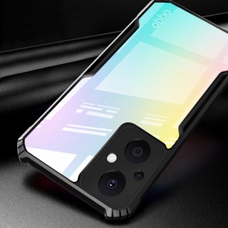 Oppo Reno 8Z reno8Z 5G Air Bag Cushion Corner Slim Case Camera Full Protection Clear Cover Soft Frame Casing