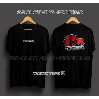 Honda Civic TYPE R Shirt Car Shirt Car Guy Shirt Car Wear Casual Streetwear Unisex Automotive Shirtเสื้อยืด