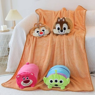 Ply Chip Dale Alien Lotso Nap หมอนผ้าห่ม ผ้าสักหลาด 2 in 1 สําหรับเครื่องปรับอากาศ