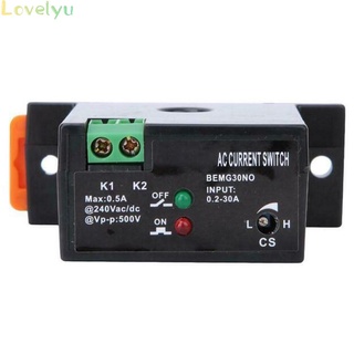 【Ready Stock】Sensor Switch 35mmDIN AC Current Adjustable Flameproof Self-Powered Quality@New