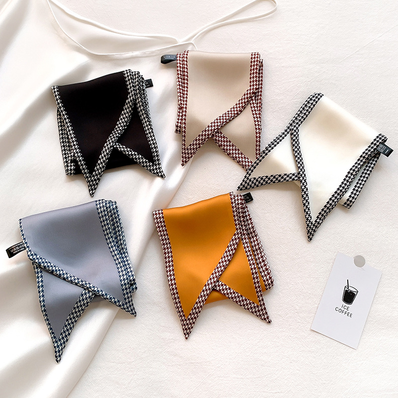 CICI Fashion Silk Scarf สไตล์เกาหลี ผ้าพันคอ ผ้าผูกคอ