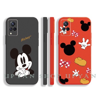 เคสโทรศัพท์มือถือ ซิลิโคน ลายการ์ตูนมิกกี้เมาส์ สําหรับ VIVO Y20 Y20i Y21 Y33S Y11S Y12S Y15S Y15A T1 Y12 Y12A Y20A Y20S Y21A Y21T Y91c Y01 Y1S Y50 Y30