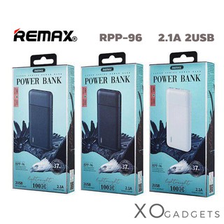 REMAX POWER BANK RPP-96 10000 mAh 2.1A เพาเวอร์แบงค์ แบตสำรอง รับประกัน 1 ปี