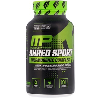 MusclePharm, Shred Sport, Thermogenic Complex, 60 Capsules