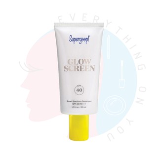 ลด 18% {โค้ด 8MZCRVW} [พร้อมส่ง] SUPERGOOP! Glow screen Broad Spectrum Sunscreen Primer SPF 40 PA+++