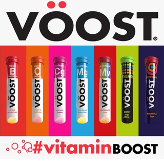 Voost Multivitamin วิตามินรวมเข้มข้นสูง ไม่มีน้ำตาล &lt; 1หลอด 20 เม็ดฟู่ &gt; วิตามินนำเข้าจากเยอรมัน แท้100% **SALE**SALE**