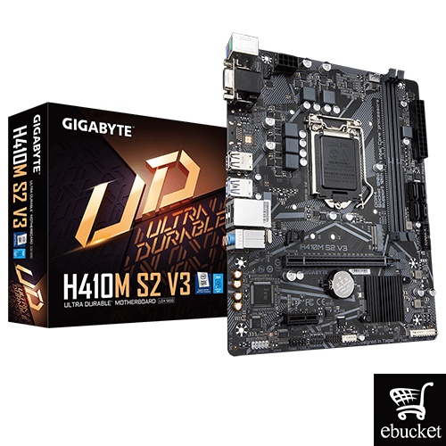GIGABYTE H410M S2 V3 INTEL H410 LGA1200 M-ATX MOTHERBOARD