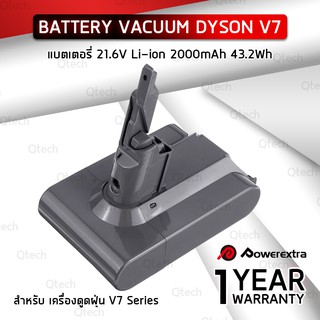 รับประกัน 1 ปี - แบตเตอรี่ Dyson V7 เครื่องดูดฝุ่น 21.6V 2Ah สำหรับ Battery Dyson V7 Motorhead Pro V7 Trigger V7 Animal