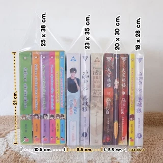🔥ชุดแพ็คสุดคุ้ม🔥 ถุงซิปใส PE ใส่หนังสือ - แพ็ค 15 ใบ