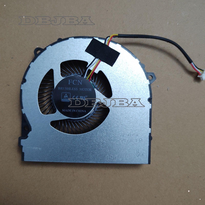 ใหม่สําหรับ CLEVO 6-31-HN503-201 DFS5K221153711 FLHF พัดลมระบายความร้อน CPU DC5V 0.5A