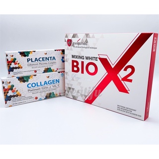 Mixing BioX2  +  collagen  + placenta  แพคบำรุงผิวสวย