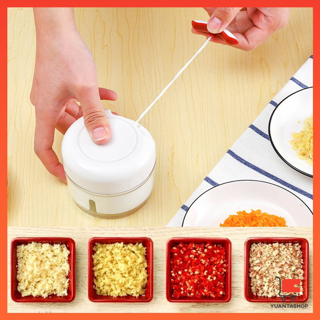 กระปุ๊กปั่นบดกระเทียม ขิง ขนาดเล็ก Garlic Chopper