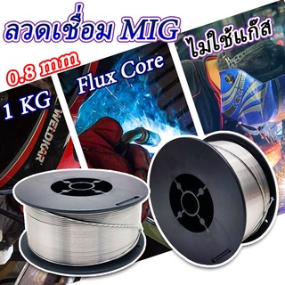 ลวดเชื่อมม้วน MIG FLUXCORE ไม่ใช้แก๊ส (1KG)