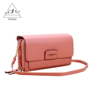 Cheritan กระเป๋าสะพายข้าง กระเป๋าแฟชั่นสไตล์เกาหลี รุ่นCHE-906 เชอริตัน CROSSBODY BAG PU BAG