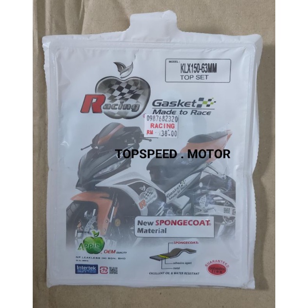 ชุดท็อป KLX150-63MM APPLE RACING