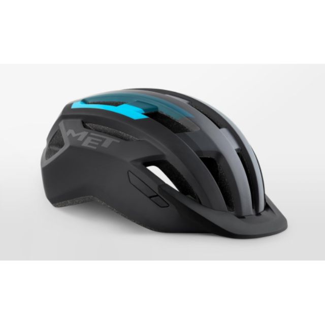 หมวกจักรยาน MET ALL ROAD HELMET /สีดำฟ้า
