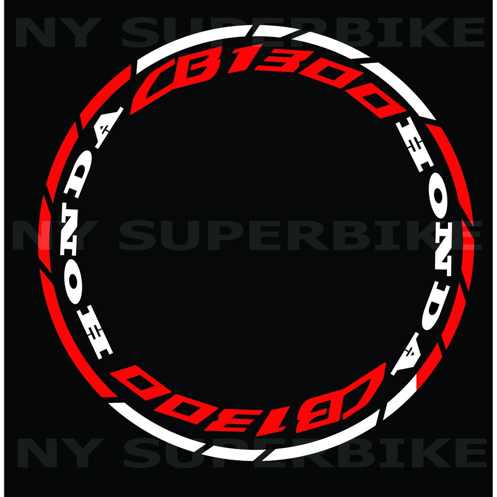 สติ๊กเกอร์ขอบล้อสะท้อนแสง CB1300 Super four