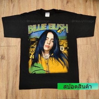 BILLIE EILISH BAD GIRL BOOTLEG เสื้อวง เสื้อทัวร์ งานผ้าดำสนิท