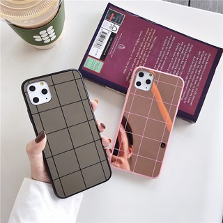 Creative Geometrical Line Mirror Case For iPhone X/8/7/6/6S/Plus 6plus 7Plus XR XSMAX XS