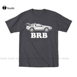 [S-5XL] เสื้อยืดแขนสั้น พิมพ์ลายรถยนต์ Camisetas Brb Delorean 80S สไตล์เรโทร แฟชั่นคลาสสิก สําหรับผู้ชาย