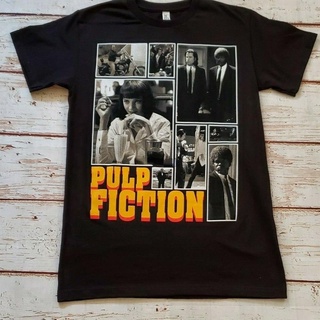 [COD]พร้อมส่ง เสื้อยืดคอกลม แขนสั้น ผ้าฝ้าย 100% พิมพ์ลาย PENDEK Pulp Fiction หลากสี แฟชั่นฤดูร้อน สําหรับผู้ชายS-5XL