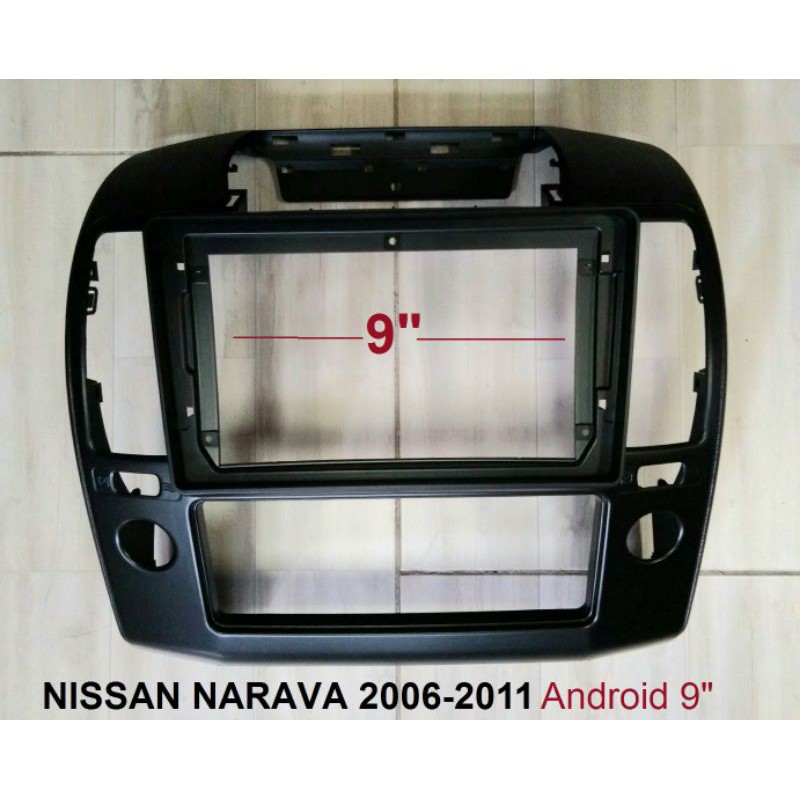 หน้ากากวิทยุ NISSAN NAVARAปี2006-2012 สำหรับเปลี่ยนจอ android9"