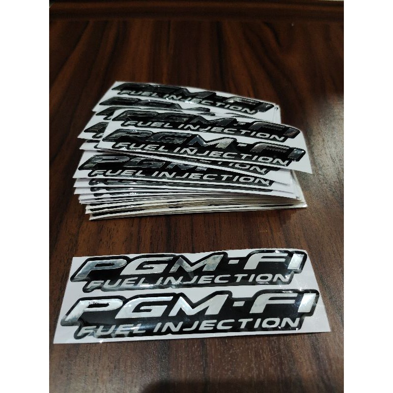 สติ๊กเกอร์ PGM FI FUEL INJECTION EMBLEM