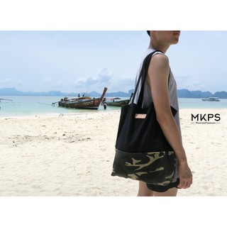 MKPS / กระเป๋าผ้าแคนวาส / รุ่น Green Cactus Tote Bag.