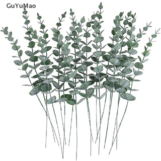 [cxGUYU] 12pcs Artificial Eucalyptus Leaves Eucalyptus Stems Decor Home Decoration  PRTA