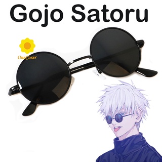 แว่นตาคอสเพลย์ Gojo Satoru Jujutsu Kaisen สีดํา พร็อพเครื่องแต่งกาย สําหรับผู้ชาย และผู้หญิง